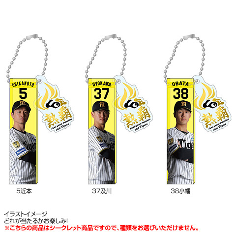全12種）チームスローガン シークレット チャーム付きバーキーチェーン