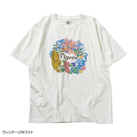 阪神タイガース】カミナリ星Tシャツ カミナリカレッジロゴTシャツ