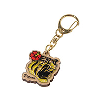 星砂入り木製キーホルダー（金キーホルダー仕様）