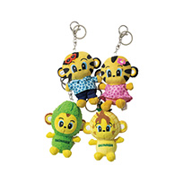 沖縄コスチュームマスコットキーホルダー