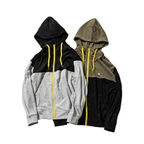 パイル切替パーカー