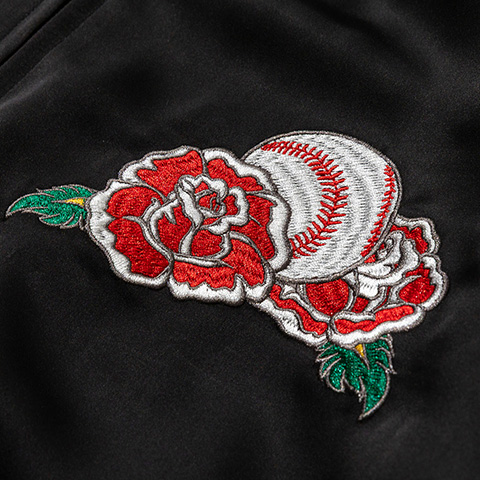 サテンスカジャン 虎と薔薇 - 阪神タイガース公式オンラインショップ T