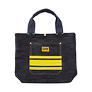 江坂ジーンズ・ボーダーポケットデニムバッグ