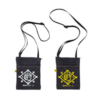 江坂ジーンズ・家紋デニムサコッシュ