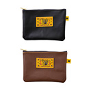 江坂ジーンズ・レザー風コーティング帆布コインケース