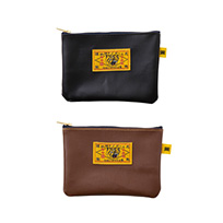 江坂ジーンズ・レザー風コーティング帆布コインケース