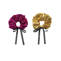 メタリックシュシュ