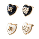 メタルフェイスハートピアス