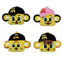 マスコット顔付きヘアピン