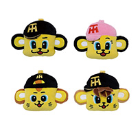 マスコット顔付きヘアピン