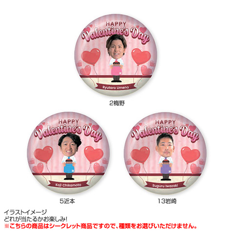 全21種）バレンタイン シークレット缶バッジ 2026 - 阪神タイガース
