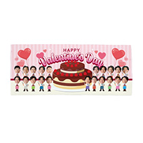 バレンタイン フェイスタオル 2026