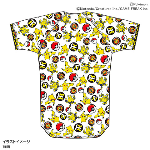 ポケモン デザインユニフォーム 総柄 - 阪神タイガース公式オンライン