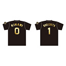 【T-SHOP限定】背番号Tシャツ ローマ字（ゴールド）★受注生産品★