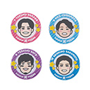 （全12種）林真鳥コラボ シークレットイラスト缶バッジ