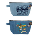 NEW JACK×Tigers 缶バッジ付きデニムポーチ