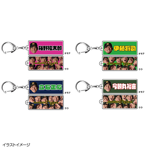 顔柄アクリルキーホルダー 2026 - 阪神タイガース公式オンライン