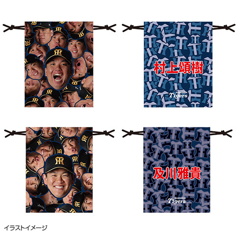 顔柄巾着 - 阪神タイガース公式オンラインショップ T-SHOP