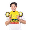 ゆるトラッキークッションブランケット