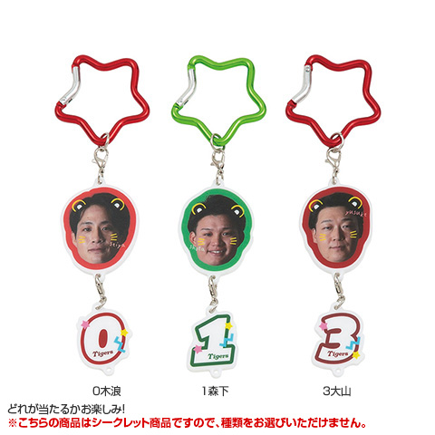 全12種）シークレットペイント風アクリルチャーム - 阪神タイガース