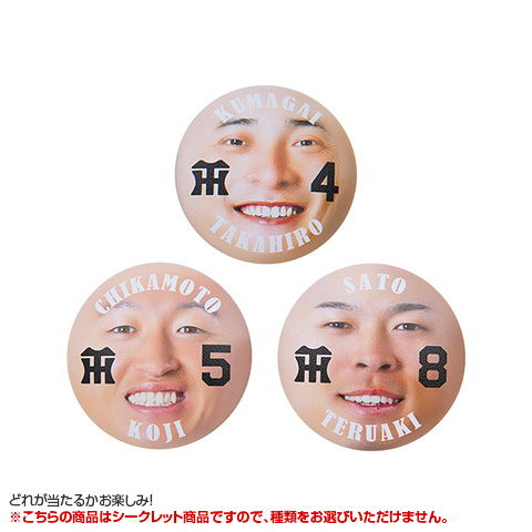 全12種）シークレットぷにぷに缶バッジ - 阪神タイガース公式