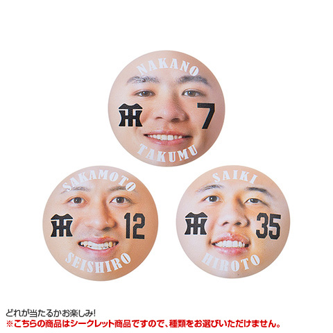 全12種）シークレットぷにぷに缶バッジ - 阪神タイガース公式