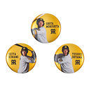 （全12種）シークレットGOLDメタリック缶バッジ