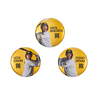 （全12種）シークレットGOLDメタリック缶バッジ