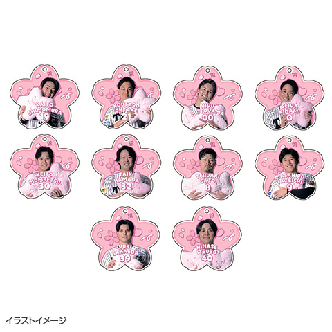 T-SHOP限定】2026選手桜 ダイカットアクリルキーホルダー☆受注生産品