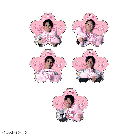 T-SHOP限定】2026選手桜 ダイカットアクリルキーホルダー☆受注生産品