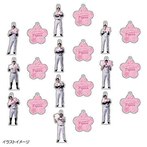 T-SHOP限定】2026選手桜 2連アクリルキーホルダー☆受注生産品