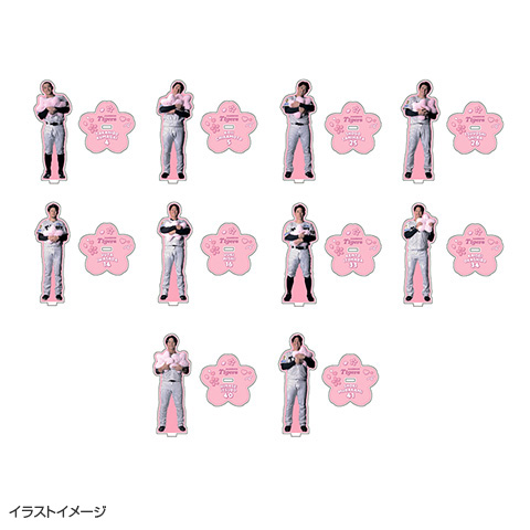 阪神タイガースグッズ T-SHOP限定】2026選手桜 アクリルスタンド☆受注生産品☆ - 阪神