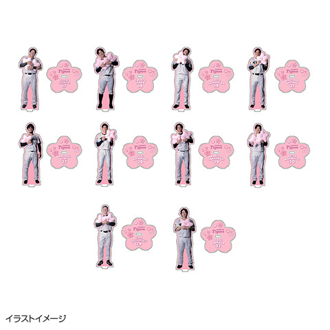 T-SHOP限定】2026選手桜 アクリルスタンド☆受注生産品☆ - 阪神