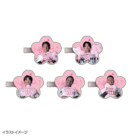 T-SHOP限定】2026選手桜 アクリルヘアクリップ☆受注生産品☆ - 阪神