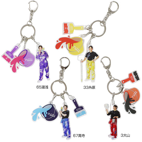 T-SHOP限定】TORACO3連アクリルキーホルダー☆受注生産品☆ - 阪神