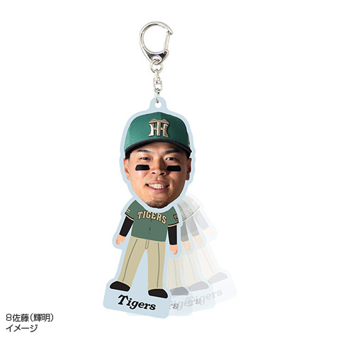 野球　阪神　フィギア　カード　キーホルダー T-SHOP限定】STADIUM HEROES DAY ふりふりキーホルダー☆受注生産品