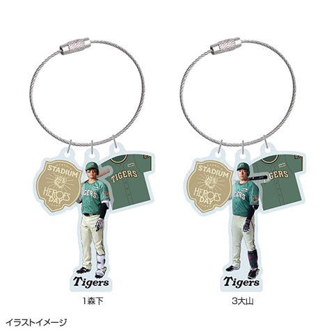 T-SHOP限定】STADIUM HEROES DAY 3連アクリルキーホルダー☆受注生産品