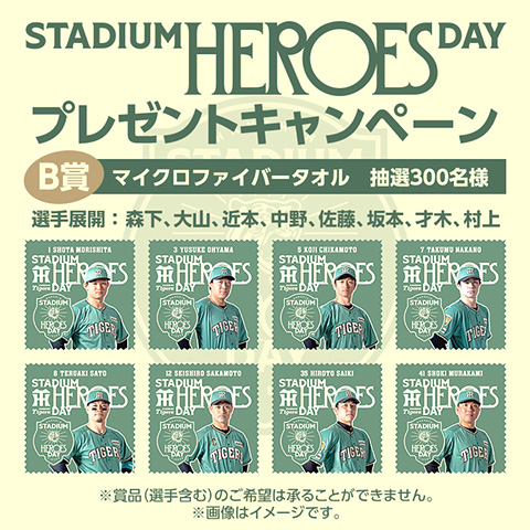 STADIUM HEROES DAY レプリカユニフォーム(背番号あり)☆受注生産品 STADIUM HEROES DAY レプリカユニフォーム(背番号あり)☆受注生産品