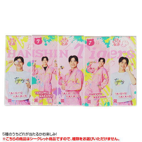 8選手×5種）選手別シークレットTORACOアクリルクリップ - 阪神