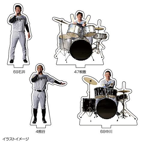 トラフェス2026 バンド風アクリルスタンドパーツ☆受注生産品☆ - 阪神