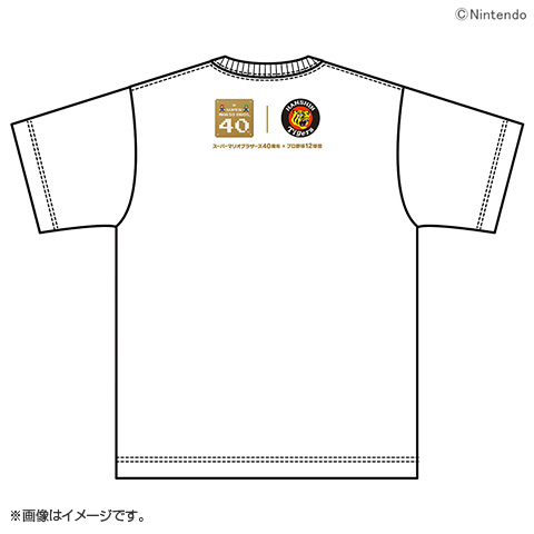 スーパーマリオブラザーズ40周年×プロ野球12球団】Tシャツ - 阪神