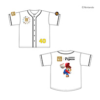 【スーパーマリオブラザーズ40周年×プロ野球12球団】ベースボールシャツ