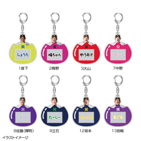 T-SHOP限定】選手あだ名アクリルキーホルダー☆受注生産品☆ - 阪神