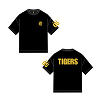 【T-SHOP限定】GOLDタイガースロゴTシャツ ブラック★受注生産品★
