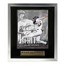 【T-SHOP限定】24.キャム・ディベイニー選手 NPB初安打記念 直筆サイン入りフォトパネル【BBM】★受注生産品★