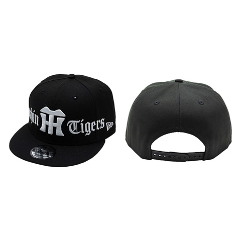 9FIFTY(TM)キャップ】HANTIG SCRIPT BLACK＜NEW ERA＞ - 阪神