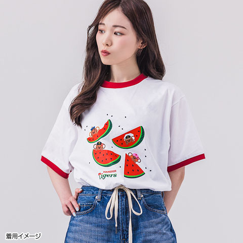★peu pres スイカ柄 スカート+Tシャツ プープレ★ スイカキャラTシャツ - 阪神タイガース公式オンラインショップ T-SHOP