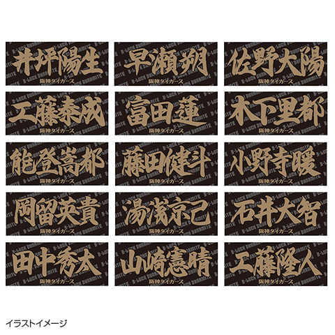 TBDS 選手応援フェイスタオル☆受注生産品☆ - 阪神タイガース公式