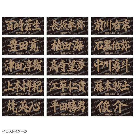 TBDS 選手応援フェイスタオル☆受注生産品☆ - 阪神タイガース公式