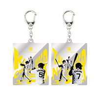 ユニフォームナンバーミラーアクリルキーホルダー★受注生産品★